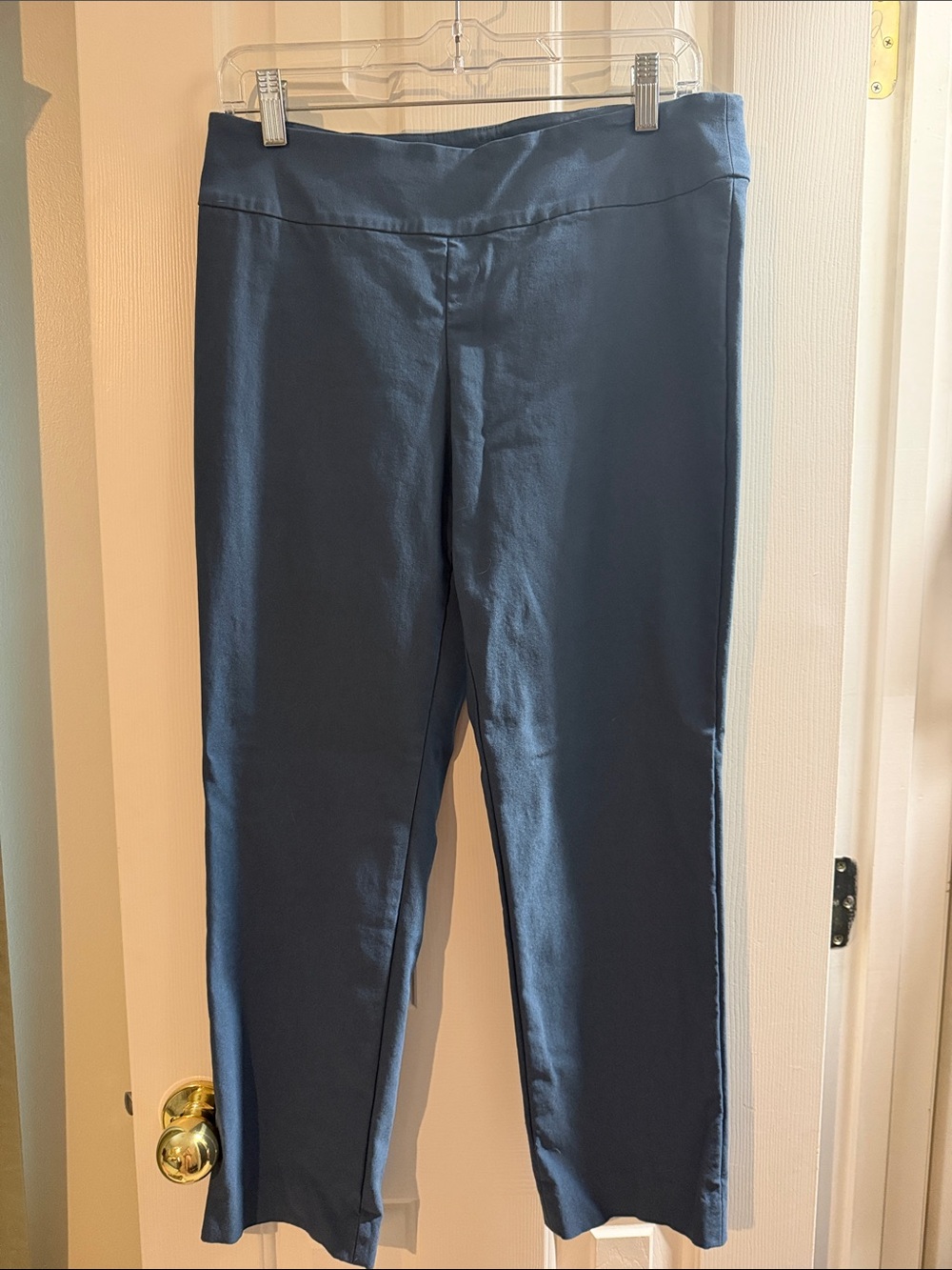 NIC+ZOE Navy Cropped Ankle Pants